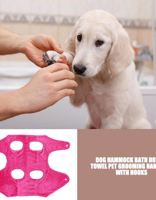 Load image into Gallery viewer, Portable Pet Dog Cat Grooming Hanging Hammock Harness Breathable Groom Helper US
