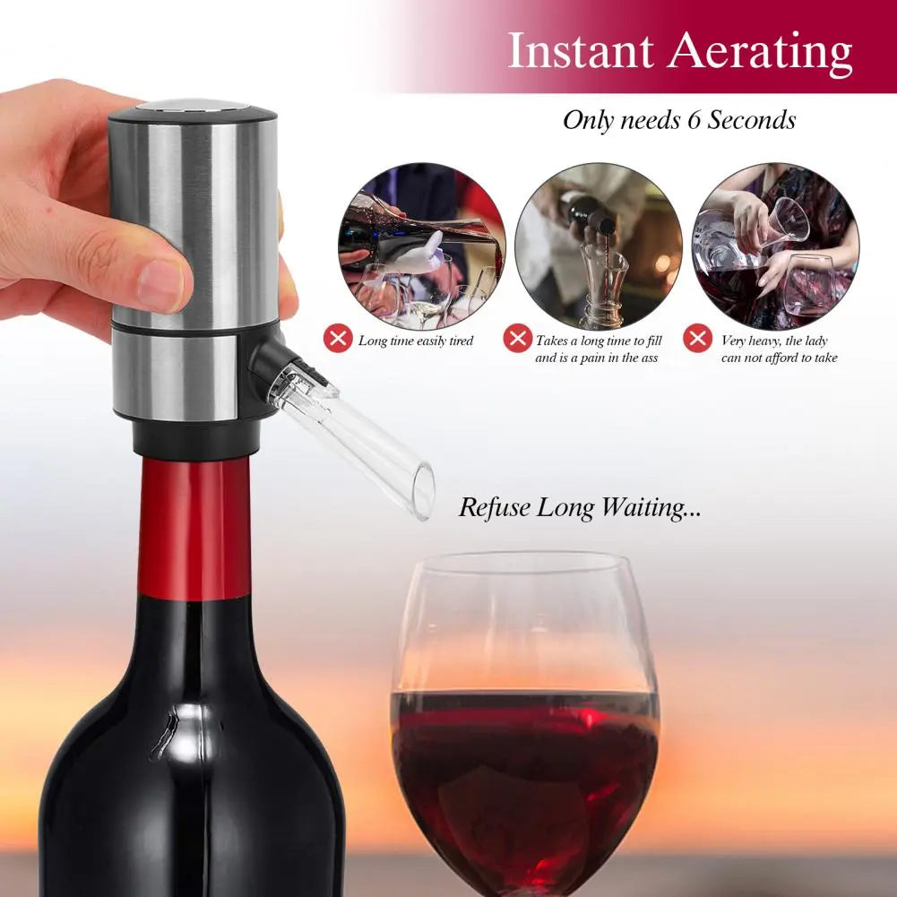 Aireador automático de vino