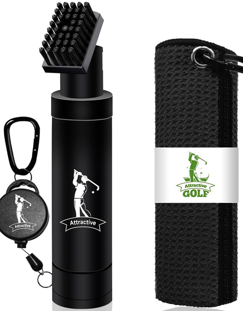 Cargar imagen en el visor de la galería, ATTRACTIVE Golf Club Cleaner Set Includes Golf Water Brush and Waffle Pattern Golf Towel. Golf Club Brush/Golf Accessories for Men/Golf Gifts
