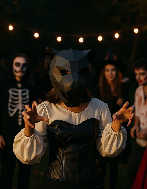 Cargar imagen en el visor de la galería, Máscara de Fiesta de Animales
