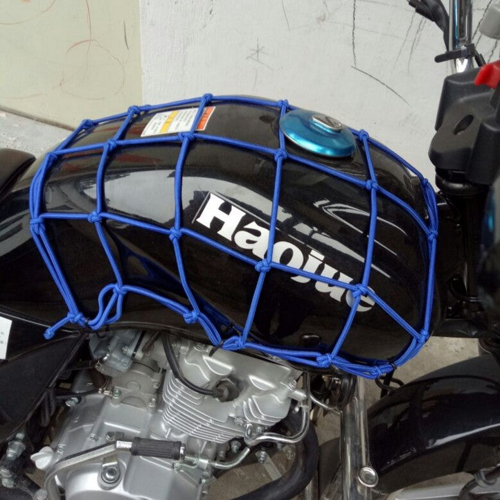 Réservoir de carburant de moto et filet pour casque