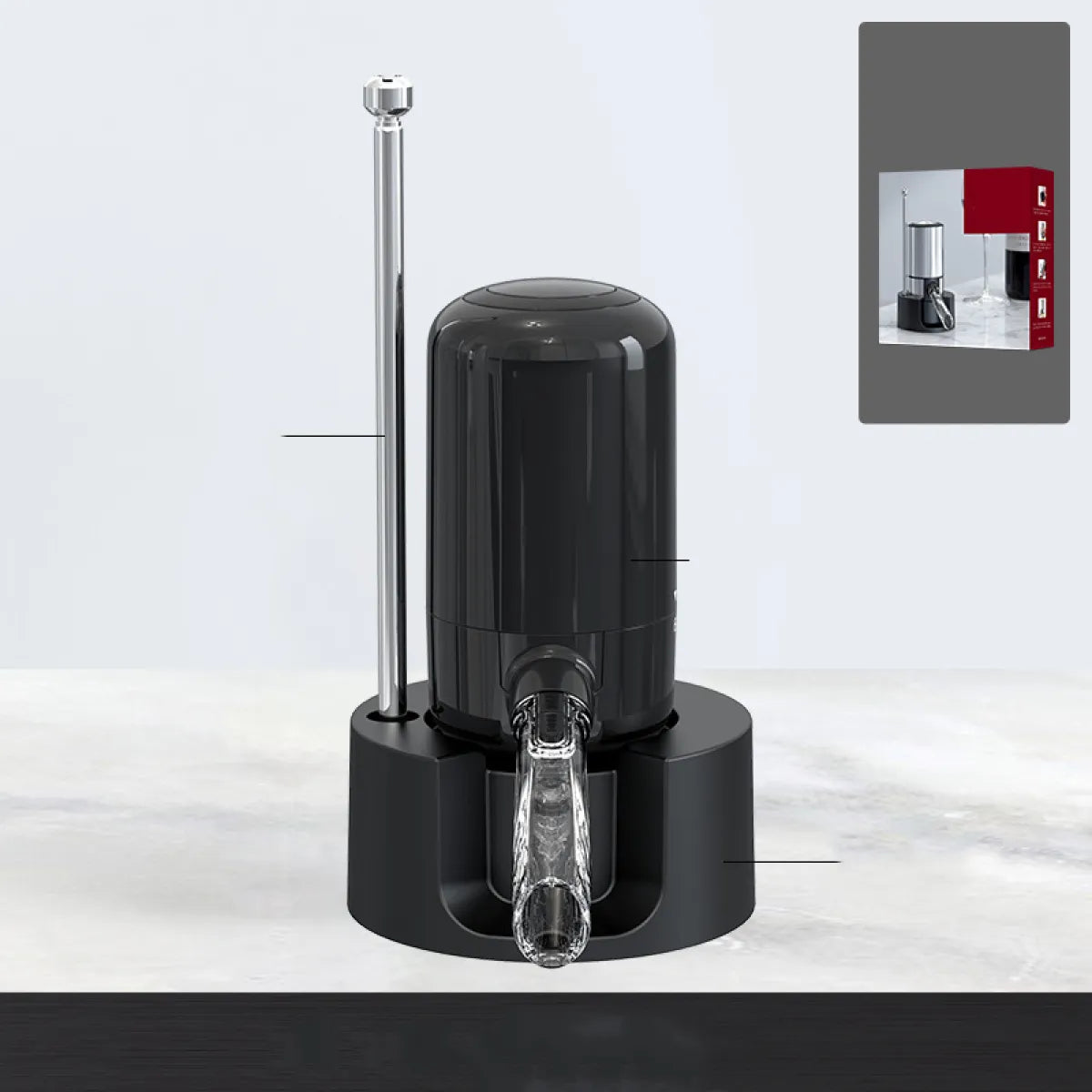 Aireador automático de vino