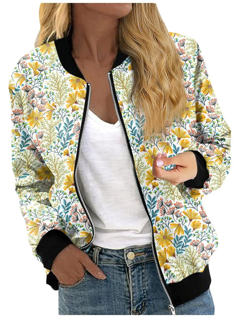 Load image into Gallery viewer, Women Denim Jacket Comfy Leather Bomber Jacket Full Zip Up Moto Jacket Fall Sequin Jacket Flight White Trench Coat Women（3-Yellow，XX-Large）
