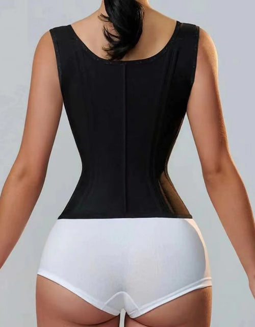 Load image into Gallery viewer, Retro Zipper Breasted Shapewear Top
