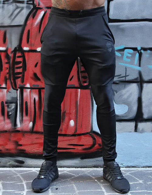 Load image into Gallery viewer, Sporty Tapered Fitness Pants for Active Wear
