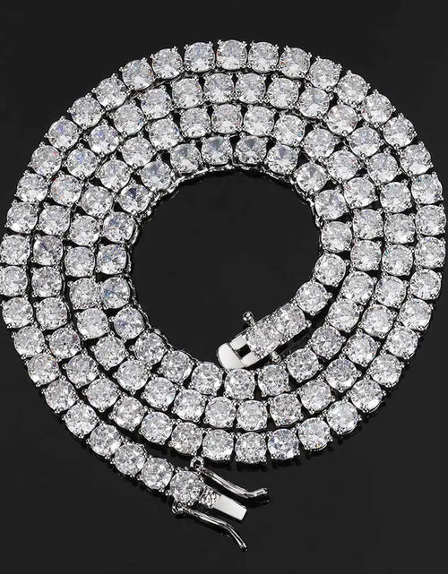 Cargar imagen en el visor de la galería, Collar de tenis de circonitas de moda para hombres y mujeres

