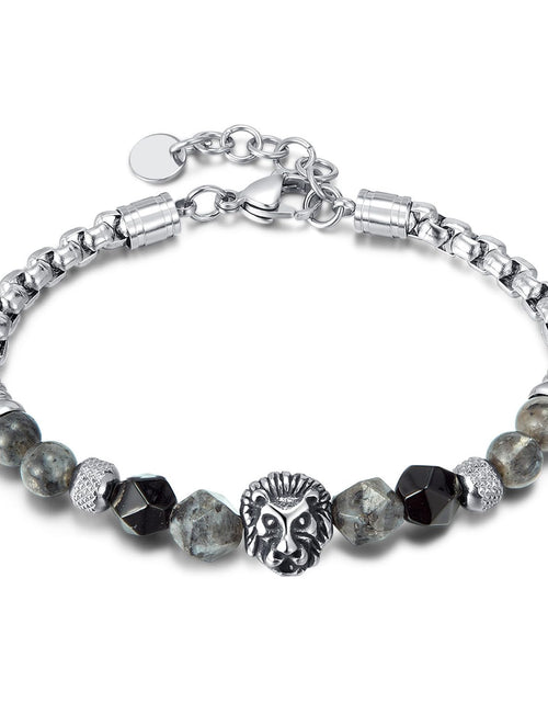 Load image into Gallery viewer, Kim Carrey Italian Handmade Mens Bracelet Stainless Steel Mens Bracelets Birthday Annivesary GiftsCasual Trendy Mens Bracelets Cool
