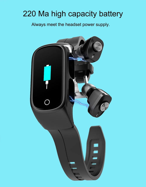 Charger l'image dans la visionneuse de galerie, Montre intelligente 2-en-1 et écouteurs sans fil pour le sport
