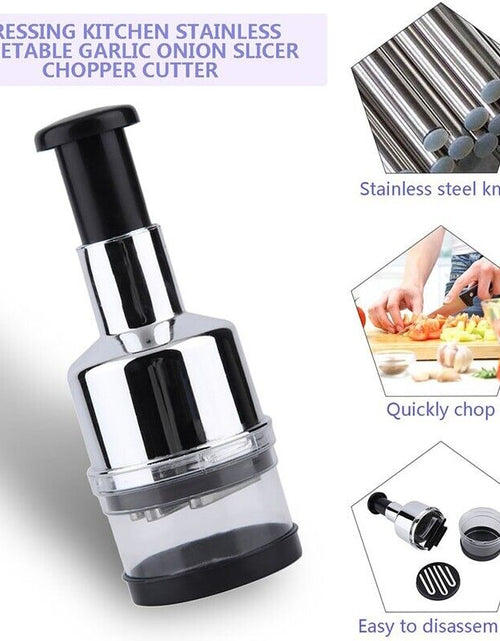 Load image into Gallery viewer, Vegetable Fruit Salad Onion Garlic Food Hand Chopper Cutter Slicer Peeler Dicer
