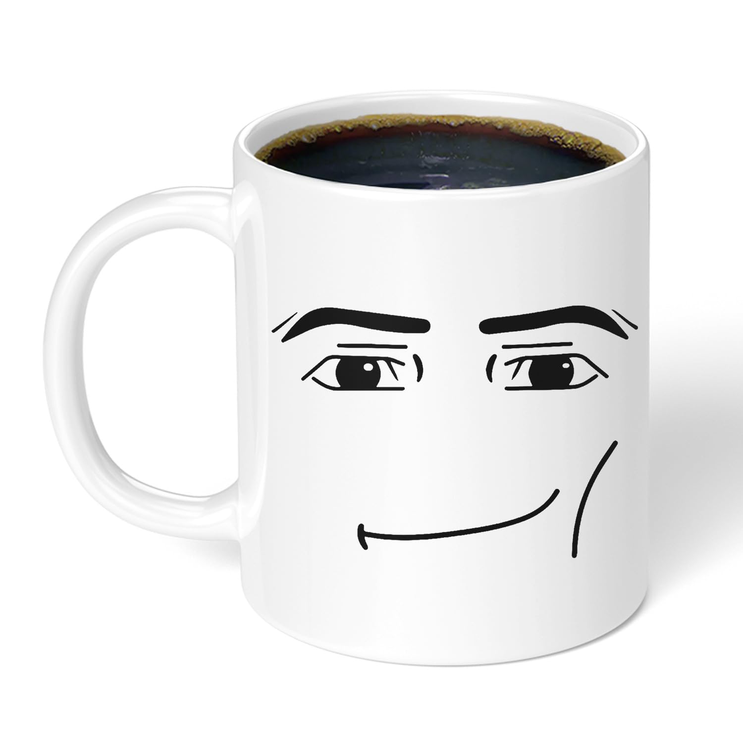 Tazas de café de cerámica HongLianMeng para mujeres, diseño de expresión creativa, tazas de cerámica divertidas para niñas, novias, esposas, madres, mejores amigas, compañeras de trabajo, regalo de cumpleaños.