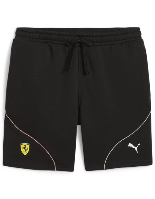 Load image into Gallery viewer, PUMA Mens Standard Scuderia Ferrari Formula 1 Shorts Black S
