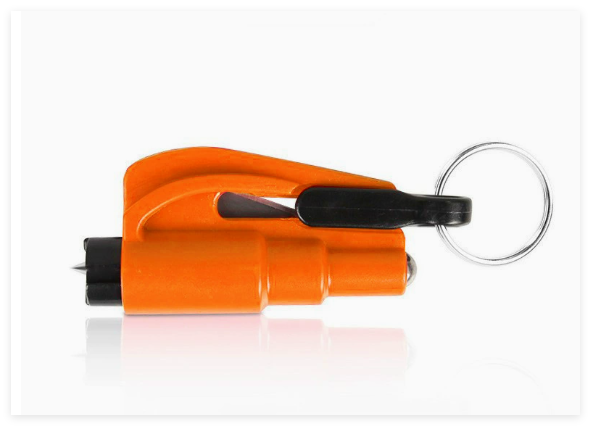 Mini Car Window Breaker Keychain