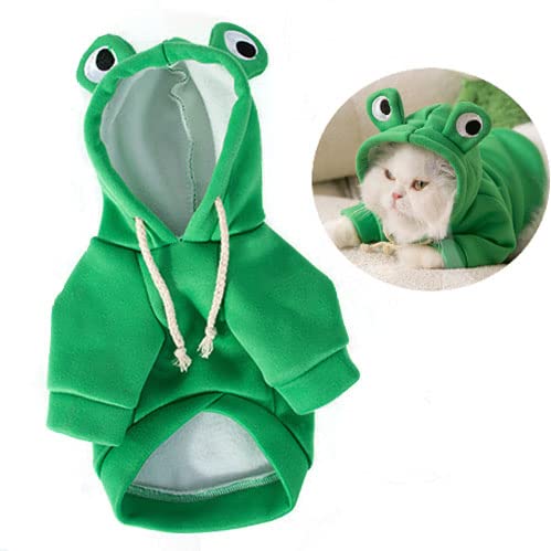 Pet Funny Hoodie Ugly Christmas Sweater Cold Weather Warm Coat for Puppy Small Dog Halloween Party Costume Cute Hoodie