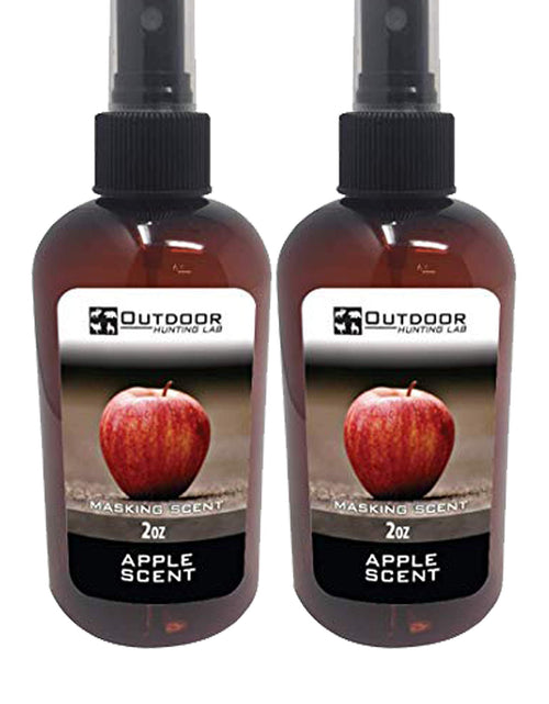 Load image into Gallery viewer, Outdoor Hunting Lab Apple Cover Scent for Deer Hunting – Portable Deer Attractant - Deer Scents and Attractants Spray – Scent Blocker for Stands Hunting Gear &amp; More - Deer Hunting Accessories (2Pack)
