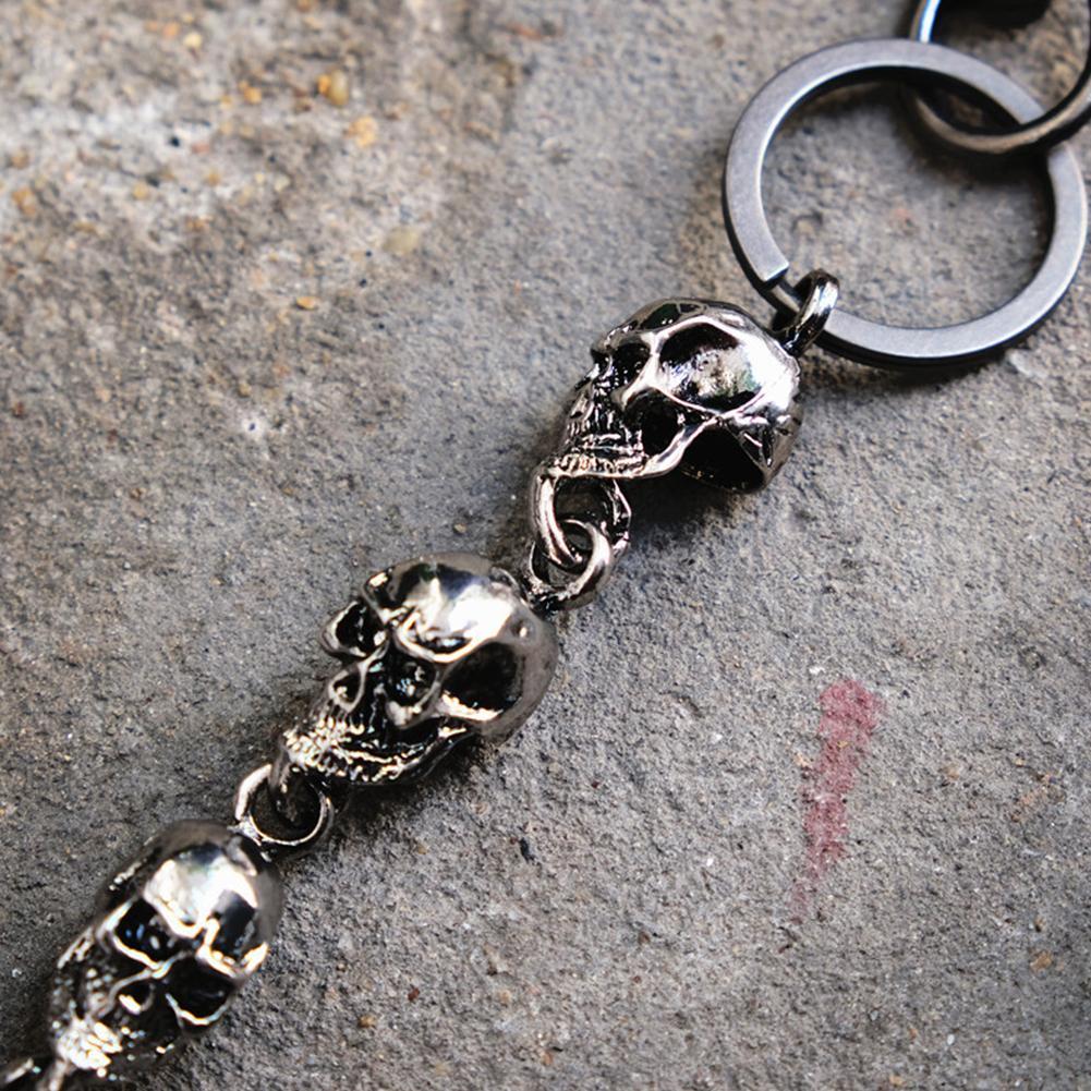 Cadena de pantalones de calavera de metal