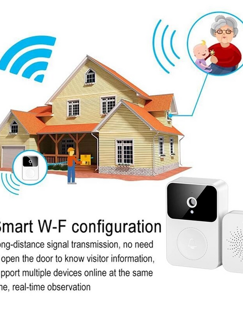 Load image into Gallery viewer, Wireless Security WiFi Smart Doorbell Intercom Video Camera Bell Chime Door Ring
