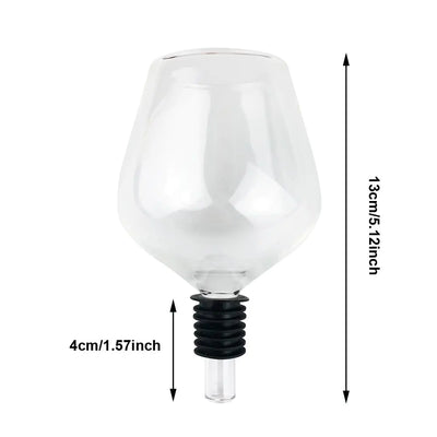 Red Wine Glass with Silicone for Direct Bottle Drinking