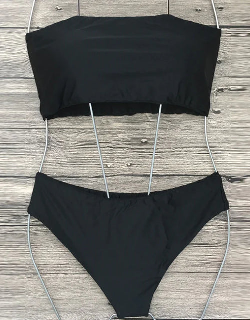 Load image into Gallery viewer, New Sexy Strapless High-Waisted Bikini Swimwear
