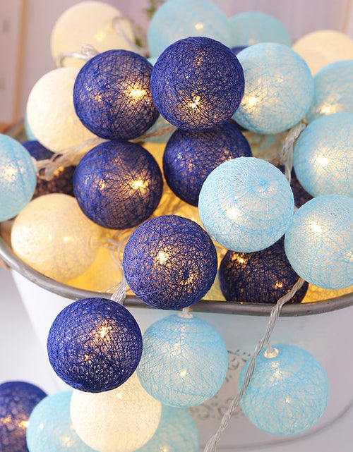 Load image into Gallery viewer, LED Cotton Thread Starry Lanterns
