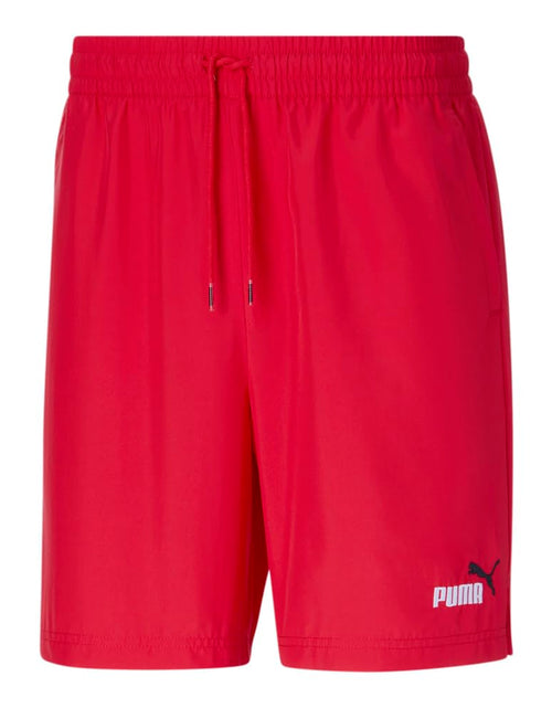 Load image into Gallery viewer, Puma Mens Essentials Embroidery Woven Shorts for All Time Red XX-Large
