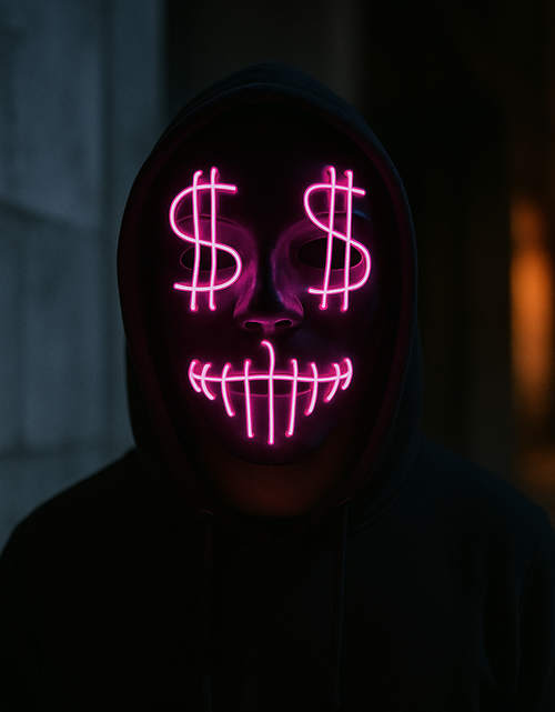 Load image into Gallery viewer, Dollar Sign Party Mask
