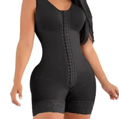 Women's Shapewear Vest Bodysuit with Zipper - Waist Cincher One-Piece