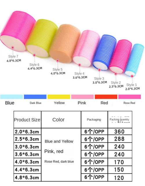 Load image into Gallery viewer, Self-Adhesive No-Heat Hair Curlers
