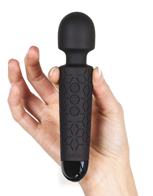 Load image into Gallery viewer, Yarosi Micro Personal Massage Device Smallest and Strongest Cordless Handheld Massager - Powerful - Best for Travel - Magic Stress Away - Perfect on Back Legs Hand Pains and Sports Recovery
