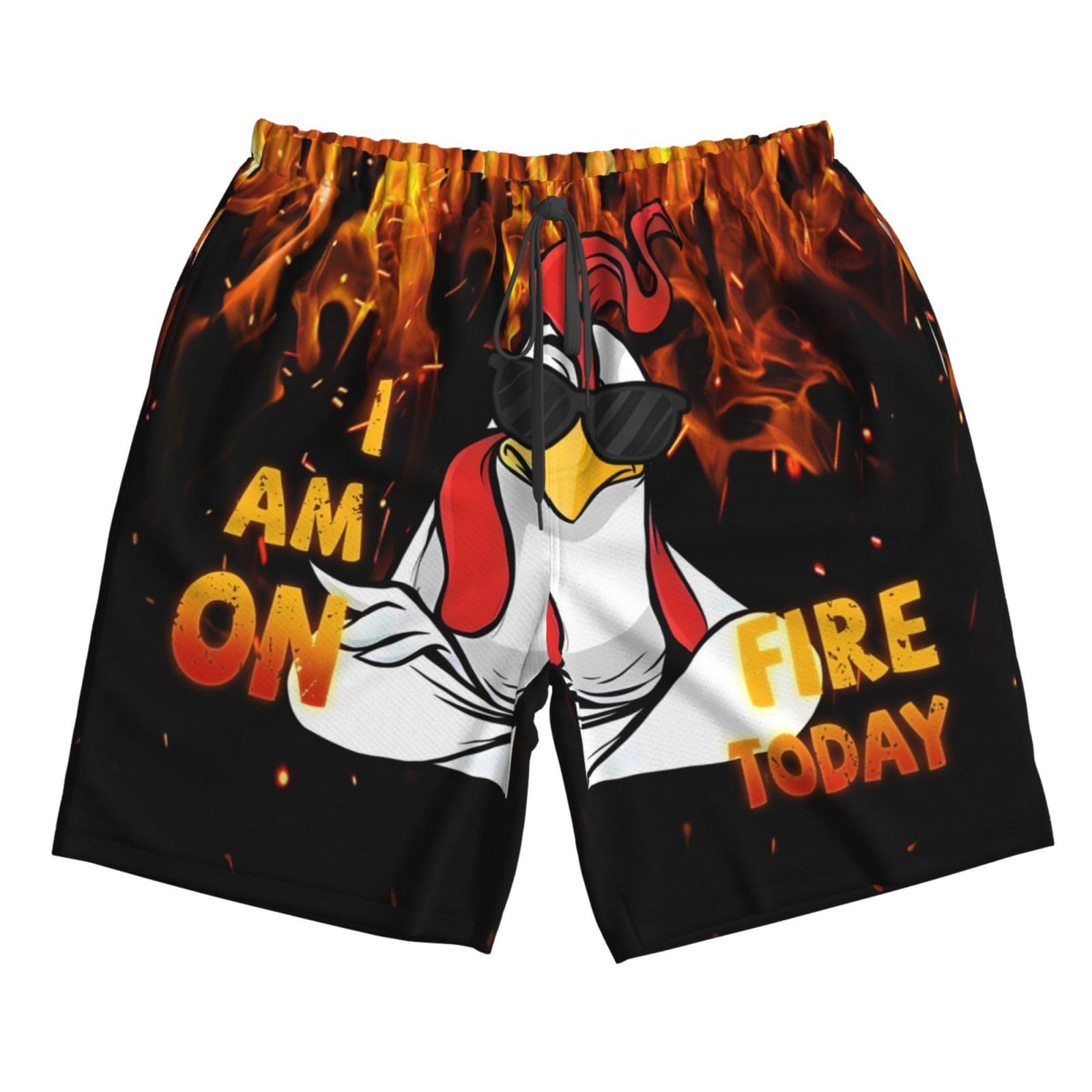 Stop Staring at My Cock Mens Beach Shorts Swim Trunks Beach Surfing Swimming Shorts with Pockets Liner Casual Fashion