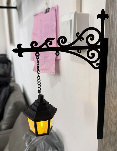 Load image into Gallery viewer, T Library Bookshelf Lighting Lantern Metal Craftwork
