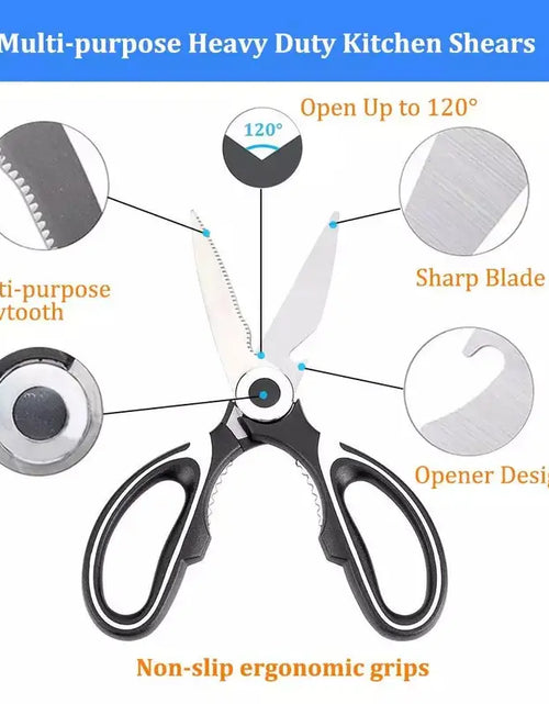 Load image into Gallery viewer, Heavy-Duty Stainless Steel Kitchen Scissors
