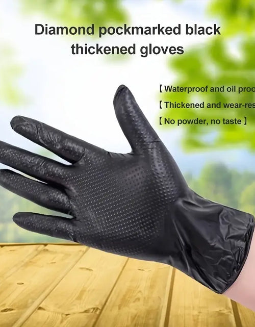Load image into Gallery viewer, Diamond Pattern Nitrile Gloves

