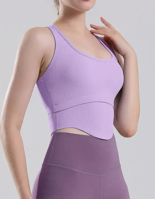 Load image into Gallery viewer, Cushioned Running Bra for Shock Absorption
