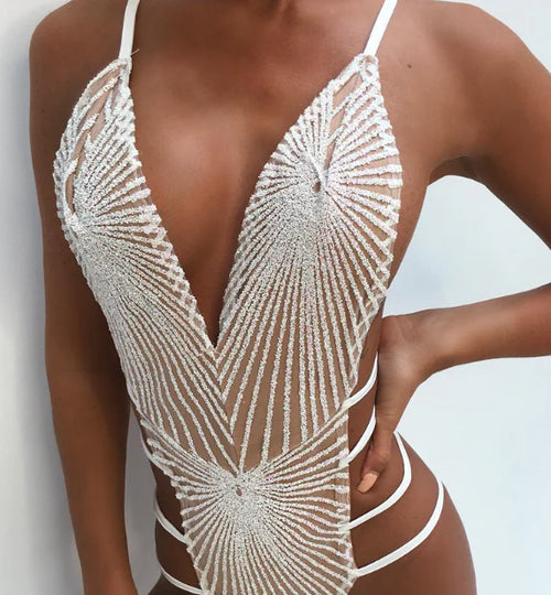 Load image into Gallery viewer, Sexy Women&#39;s One-Piece Monokini Beach Swimwear
