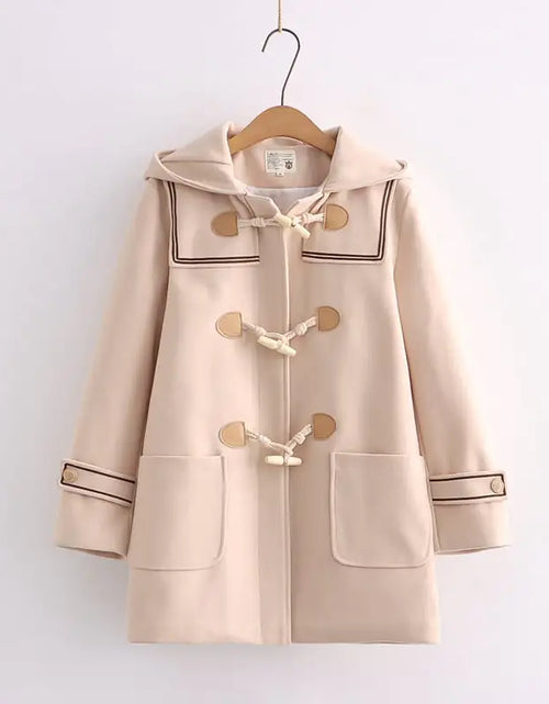 Load image into Gallery viewer, Cute Hooded Loose Fitting Jacket
