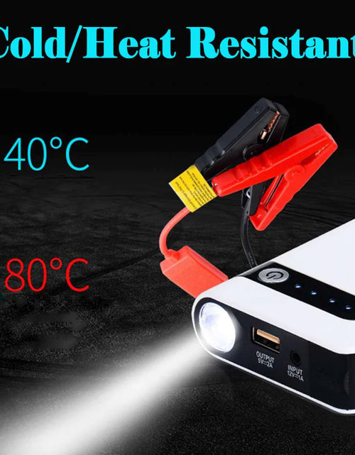 Cargar imagen en el visor de la galería, Arrancador de coche de 20000 mAh, arrancador de batería portátil con cargador de batería portátil
