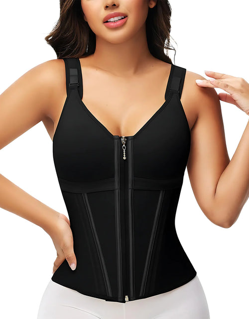 Load image into Gallery viewer, Mesh Waist Slimming Three-Breasted Shapewear Corset
