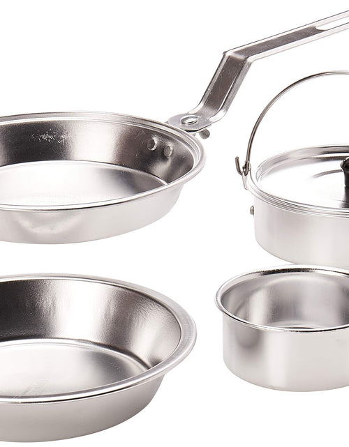 Load image into Gallery viewer, Coleman 5-Piece Outdoor Cooking Set Includes Frying Pan Pot with Lid Plate &amp; Cup Outdoor Aluminum Mess Kit for Camping Tailgating RVs &amp; Outdoor Cooking
