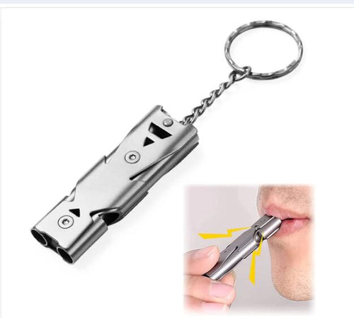 Load image into Gallery viewer, Emergency Whistle with Keychain
