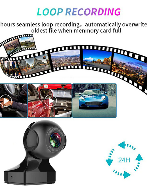 Load image into Gallery viewer, 170° WiFi Dash Cam Recorder Car Camera HD 1080P Car DVR Vehicle Video G-Sensor
