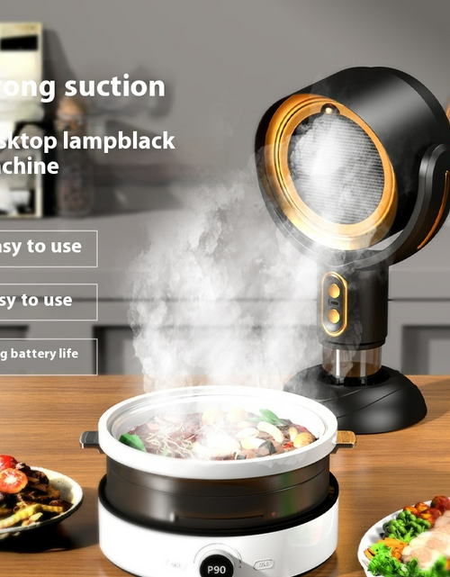 Load image into Gallery viewer, Portable Desktop Range Hood Smoke Remover

