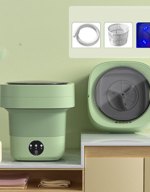 Charger l'image dans la visionneuse de galerie, Mini Foldable Washing Machine Portable Mini Socks Underwear Panties Washing Machine Big Capacity 3 Models With Spinning Dry Gadgets
