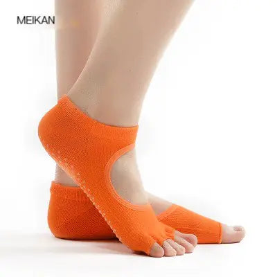Toe Yoga Socks, Non-Slip Floor Socks