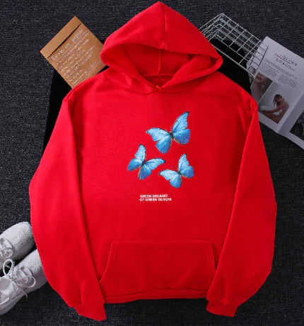 Sudaderas con capucha holgadas de terciopelo plus para hombres y mujeres