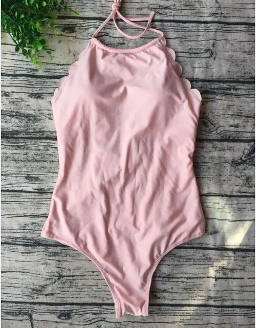 Load image into Gallery viewer, New Solid Color One-Piece Swimwear

