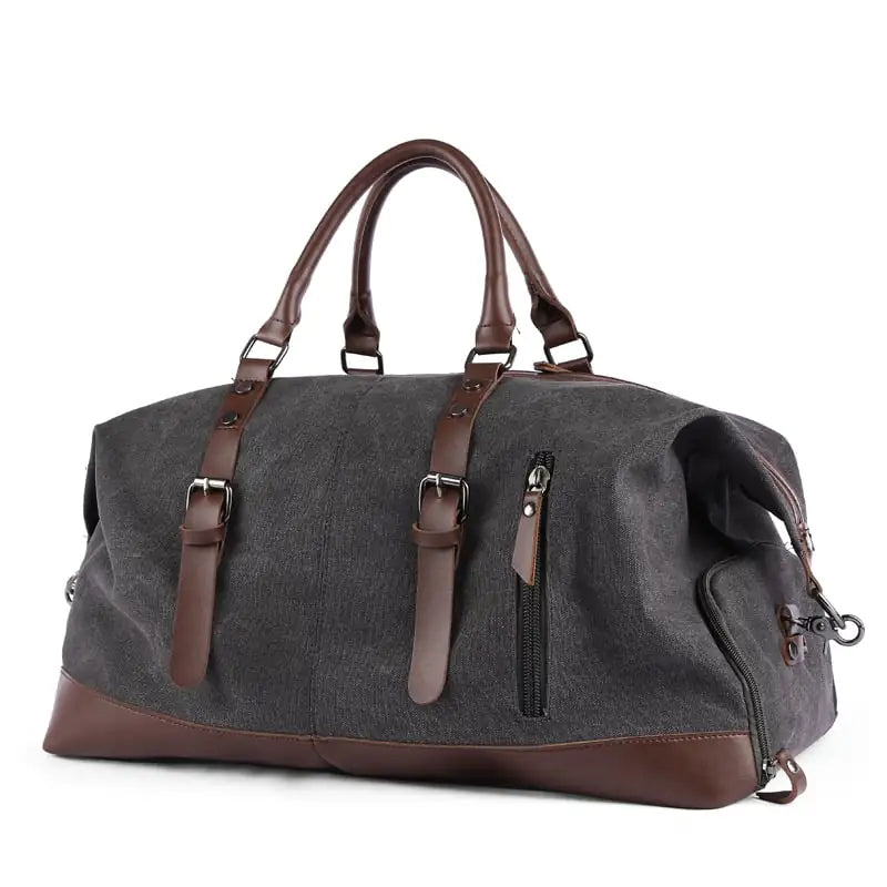 Retro Canvas Tote Bag for Men - Large Capacity Travel Bag