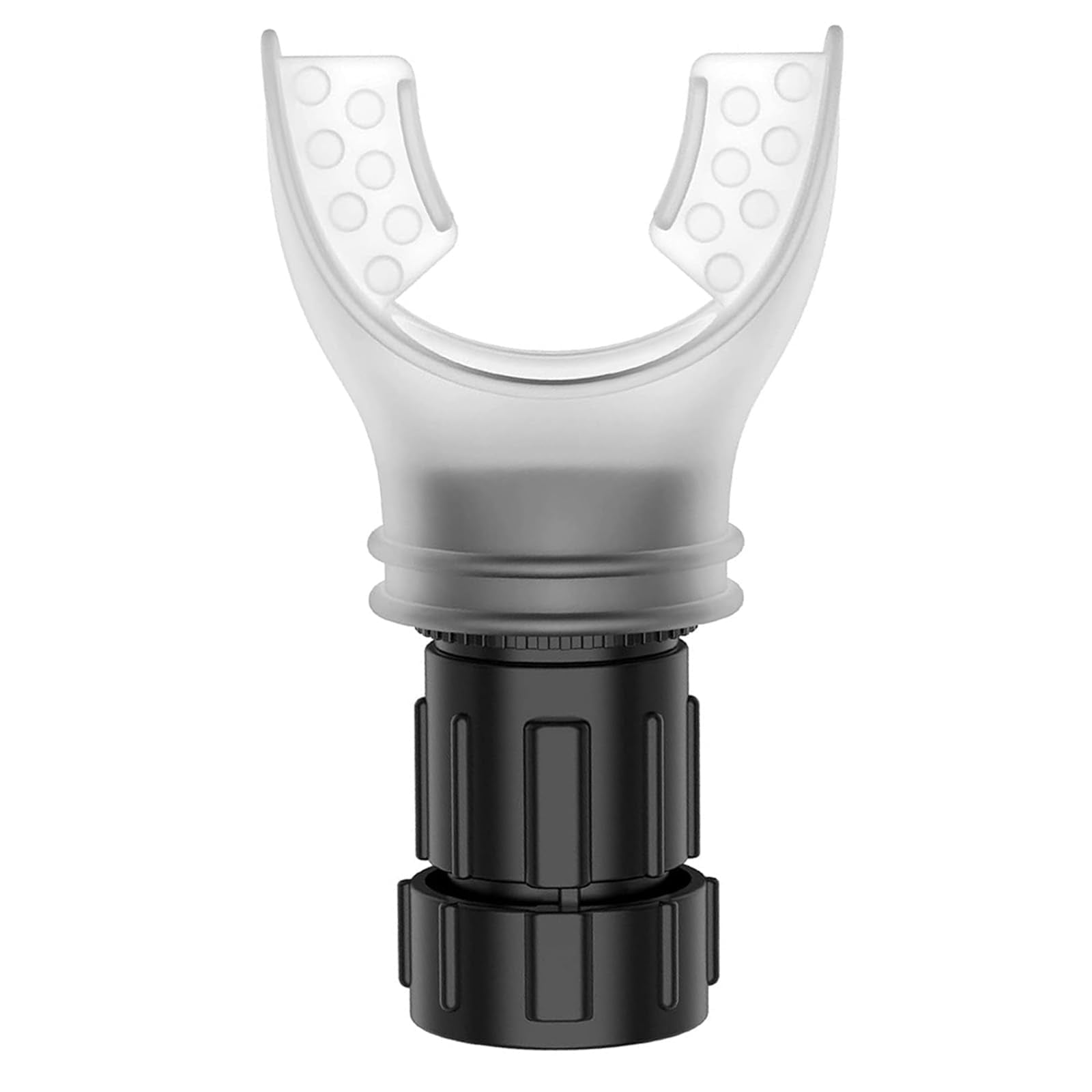 Entrenador de respiración genérico, dispositivo de ejercicio ajustable con configuraciones variables - Adaptable a diferentes necesidades de fitness para ejercicio oral y muscular (Blanco)