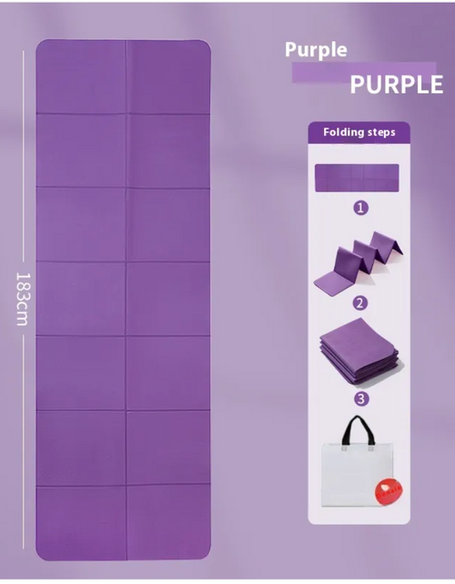 Cargar imagen en el visor de la galería, Esterilla de yoga y tatami plegable
