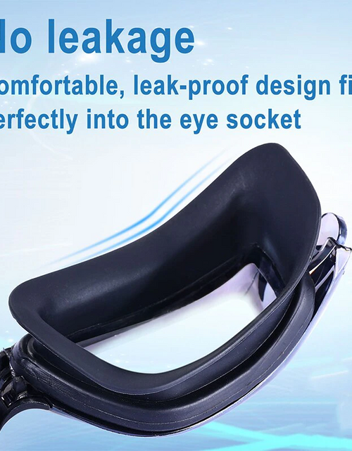 Load image into Gallery viewer, Clear Comfortable Swimming Goggles UV- Anti-Fog Swim Glasses Mirror Adult &amp; Kids
