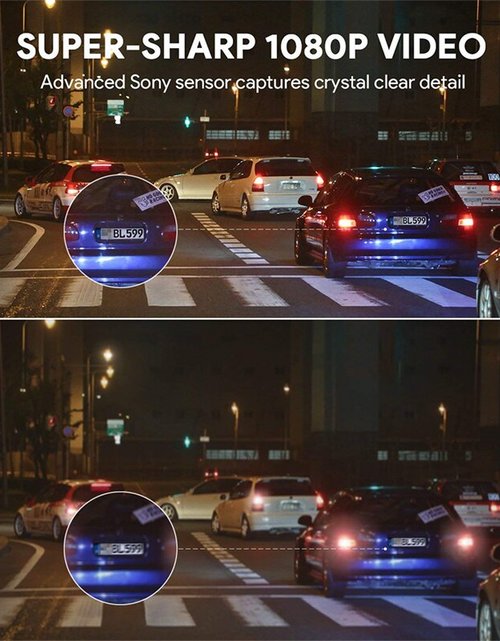 Load image into Gallery viewer, 170° WiFi Dash Cam Recorder Car Camera HD 1080P Car DVR Vehicle Video G-Sensor
